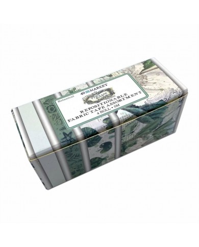 Cinta Washi de tela Vintage Bits Botanical 4 rollos VB39036