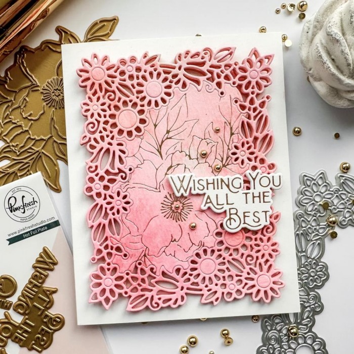 Placa para Sistema HotFoil Pinkfresh Studio Hot Foil Plate PF193123