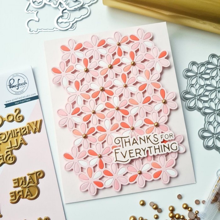 Placa para Sistema HotFoil Pinkfresh Studio Hot Foil Plate PF193123