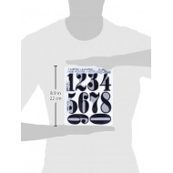 Sello de caucho de Tim Holtz CMS 161 Numeric