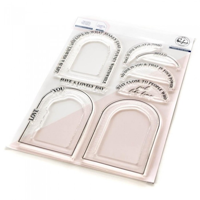 Sellos Pinkfresh Studio Clear Stamp Set 6"X8" PF193723