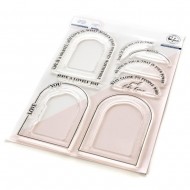 Sellos Pinkfresh Studio Clear Stamp Set 6"X8" PF193723