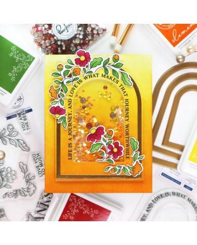 Sellos Pinkfresh Studio Clear Stamp Set 6"X8" PF193723