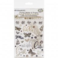 Stickers epoxy Vintage Artistry Essentials Wishing Bubbles & TrinketsVAE33645