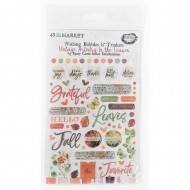 Stickers epoxy Vintage Artistry Essentials Wishing Bubbles & Trinkets VAL35144