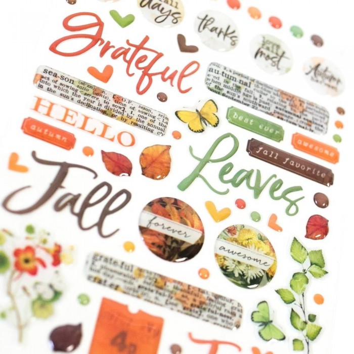Stickers epoxy Vintage Artistry Essentials Wishing Bubbles & Trinkets VAL35144