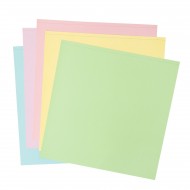 Bloc de papeles 30 HOJAS de 30x30cmts  -SMOOTH CARDSTOCK PASTEL 61195