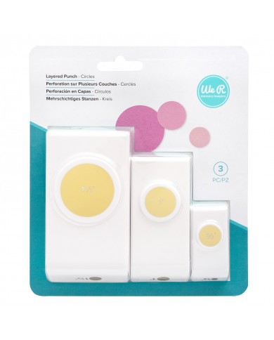 Set x 3 de Perforadora manual de circulos  WR - NESTING - CIRCLE (3 PIECE)661442
