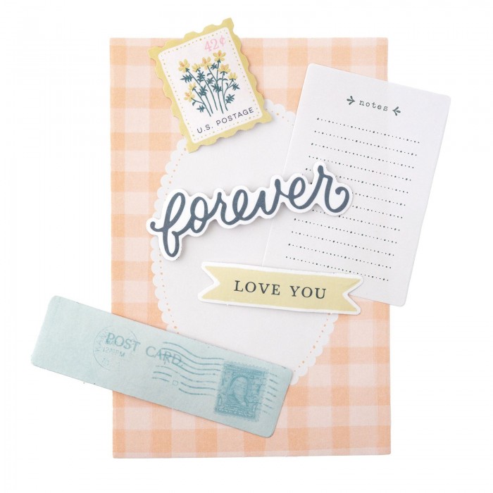 Recortables y adornos EMBELLISHMENT 34014025 - CP - GINGHAM GARDEN - PAPERIE PACK - INCLUDES PAPER AND STICKERS (200 PIECE)
