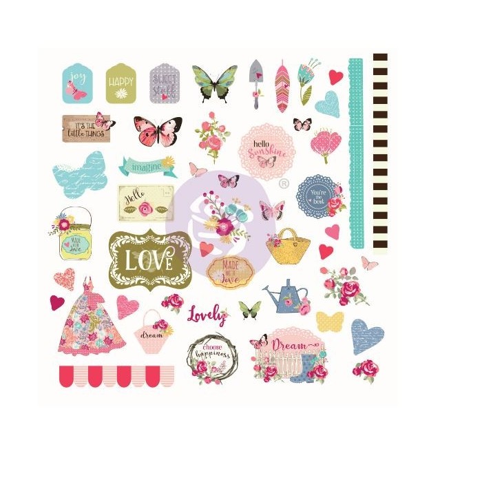 PRIMA MARKETING - BUTTERFLY BLISS COLLECTION EPHEMERA