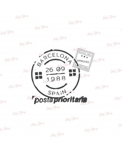 Sello Barcelona ciudad LS V521
