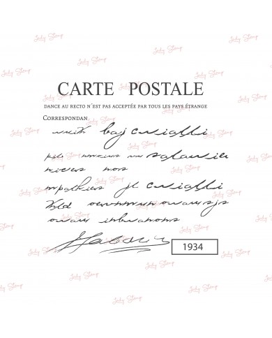 Sello Carte Postale LS V613