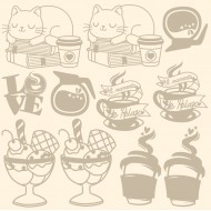 Chipboard CHOCOLATE 3 Shakers 30X 30 cm