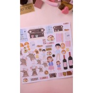 Recortables 6 papeles CHOCOLATE 30,5×30,5 cm Johanna Rivero
