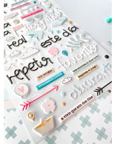 Pegatinas Puffy SUAVE Dunaon