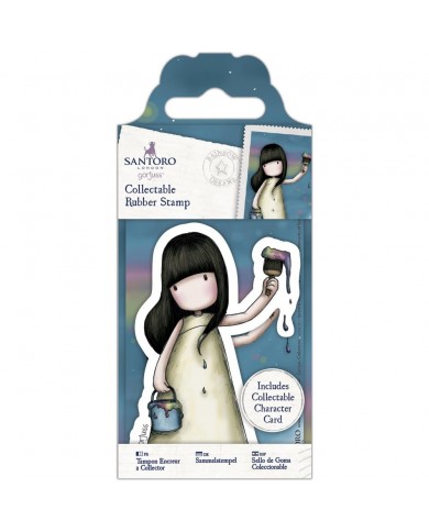 Sello Santoro's Gorjuss Rubber Stamp No.46 Rainbow Dreams