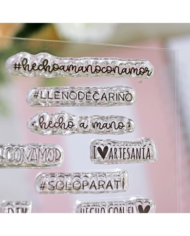 Set de sellos Hecho con Amor Aluacid ACSSE198