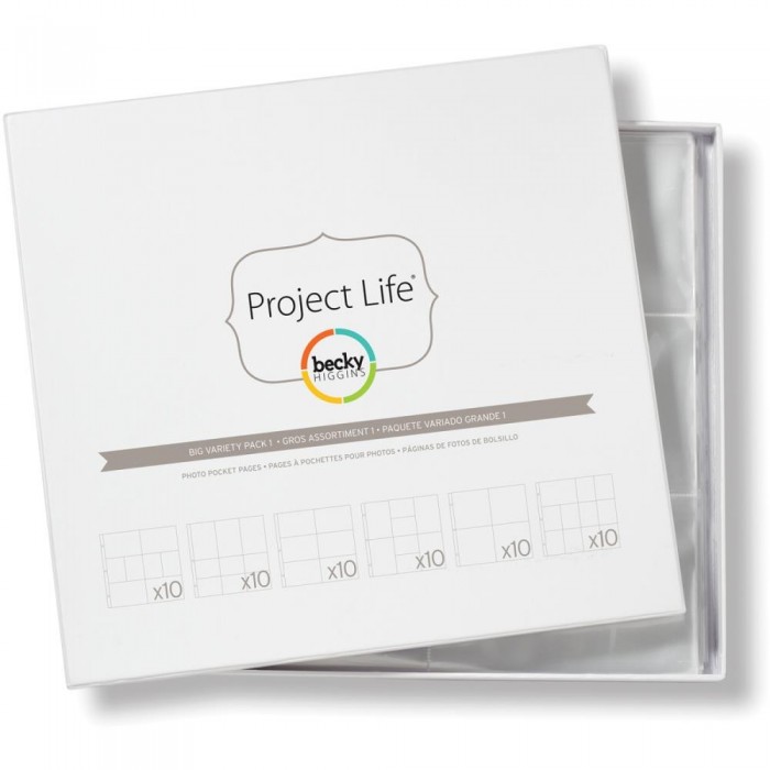 Fundas Surtidas Project Life Photo Pocket Pages 60 unidades