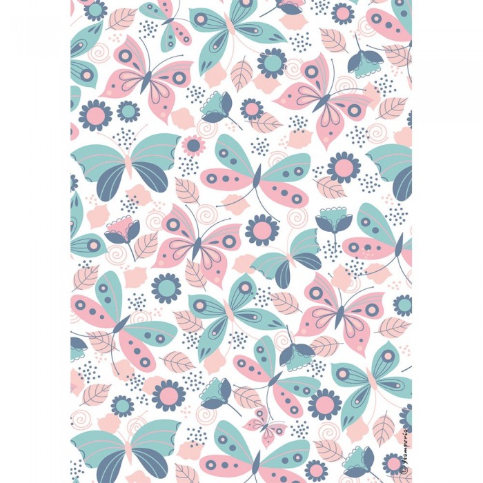 Papel de Arroz -Mariposas - Johanna Rivero