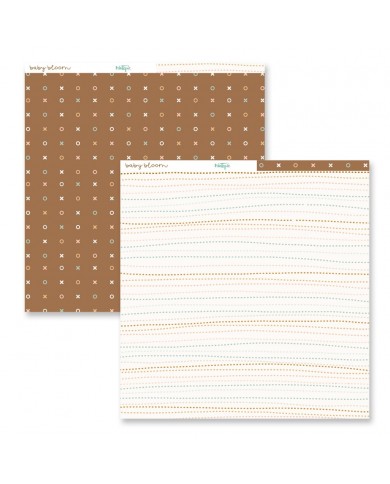 Papeles 30x30 Baby Bloom Una Cara 24 papeles 12MT021001