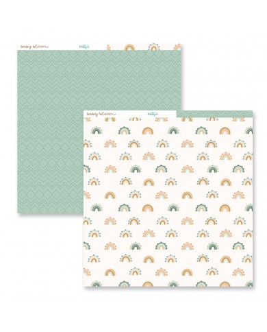 Papeles 30x30 Baby Bloom Una Cara 24 papeles 12MT021001