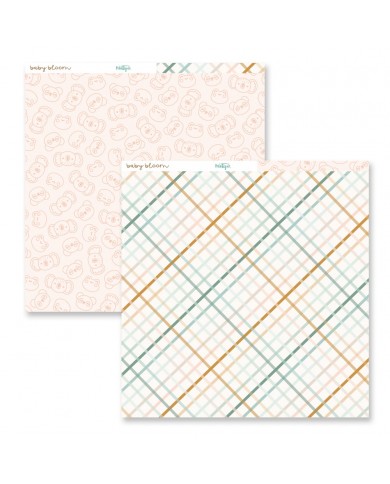 Papeles 30x30 Baby Bloom Una Cara 24 papeles 12MT021001