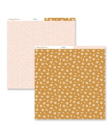 Papeles 30x30 Baby Bloom Una Cara 24 papeles 12MT021001