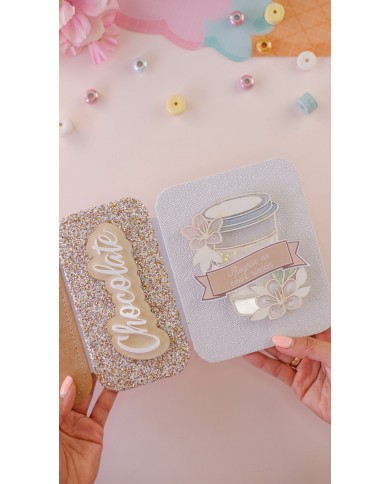 Base Álbum Vaso con Flores Shaker Johana Rivero