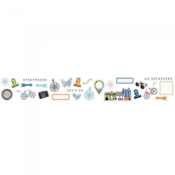 Cinta Washi Sticker pre troqueladas 49 And Market Everywhere