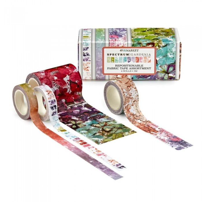 Cinta Washi de tela Vintage Artistry Everywhere 4 rollos SG39975