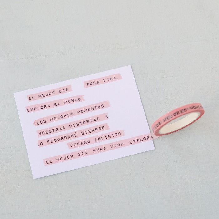 Washi Tape Summer Days Frases en español VVKM007018