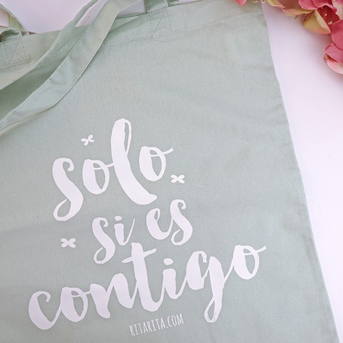 Bolsa algodón Solo si es contigo