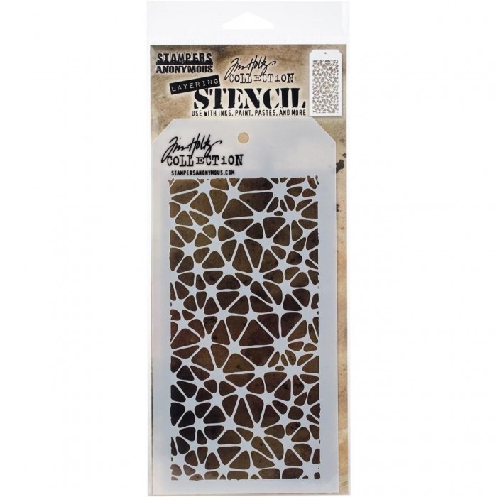 TIM HOLTZ STENCIL ORGANIC LAYERED