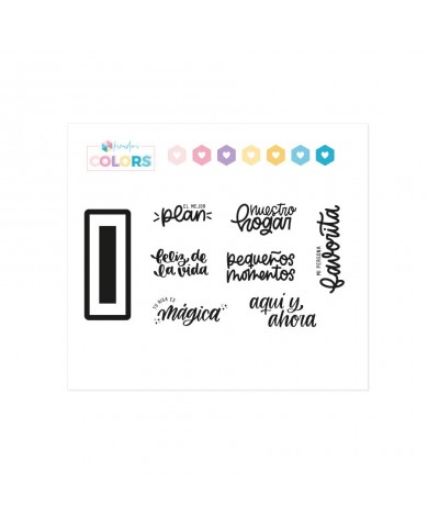 Sello Kimidori Colors Feliz de la vida