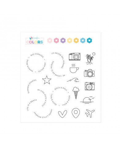 Sello Kimidori Colors Lo mejor del verano