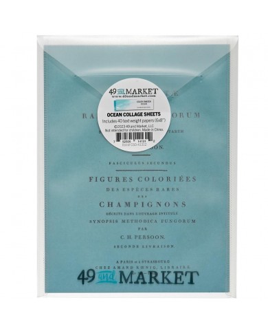 Hojas para Collage 49 And Market Collage Sheets 6"X8" 40/Pkg CSO41312