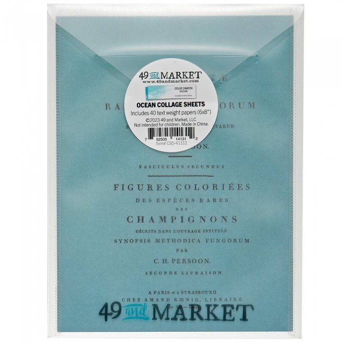 Hojas para Collage 49 And Market Collage Sheets 6"X8" 40/Pkg CSO41312