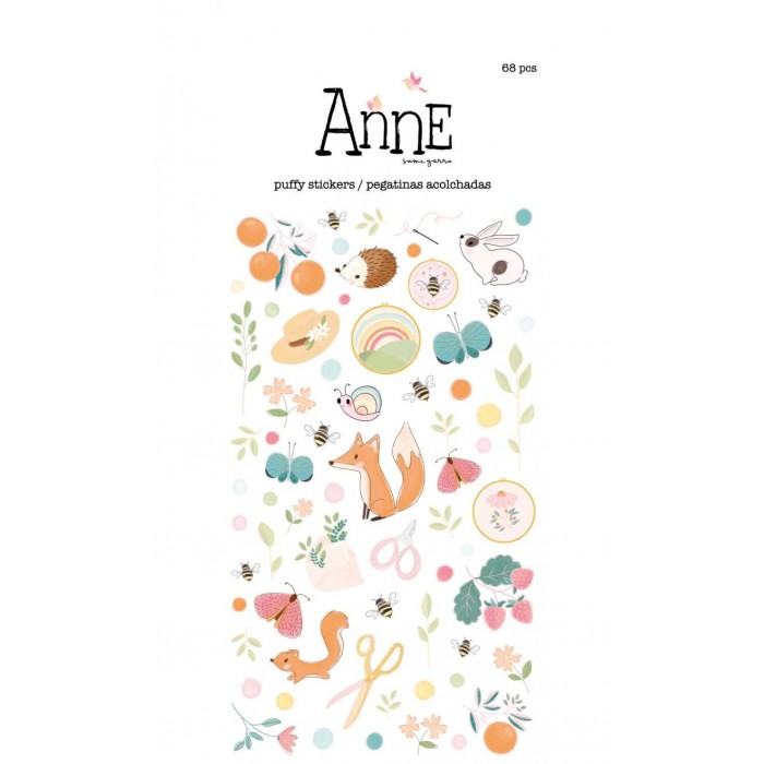 Stickers Ilustraciones Puffy ANNE