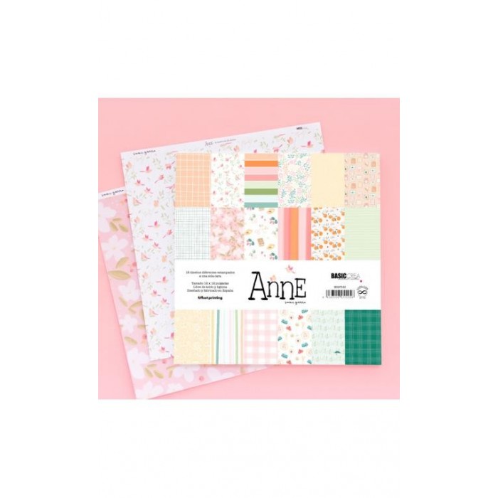 Bloc de papeles 12x12 ANNE BSGPS10