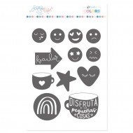 Sello Scrap Your Life Emoticonos