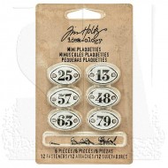 TH IDEAOLOGY MINI PLAQUETAS CON NUMEROS