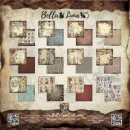 Pad 12x12" Bellaluna Crafts con 12 papeles doble cara Madness BLC0030