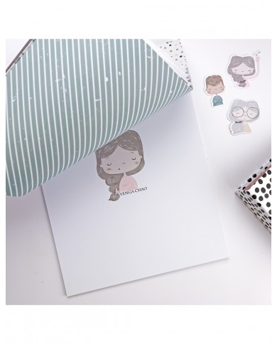 Bloc papel Hasta la concha 9x12" de Alúa Cid