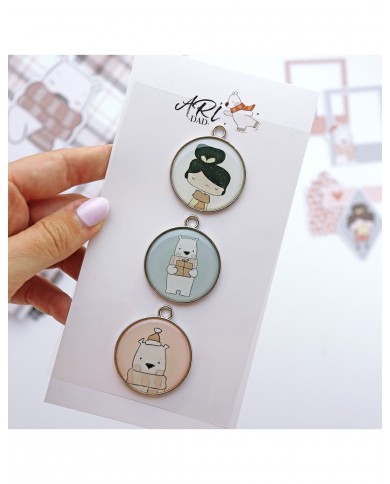 Charms metálicos  Aridad Aluacid