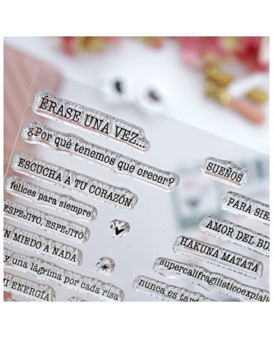 Set de sellos Érase una vez  Aluacid