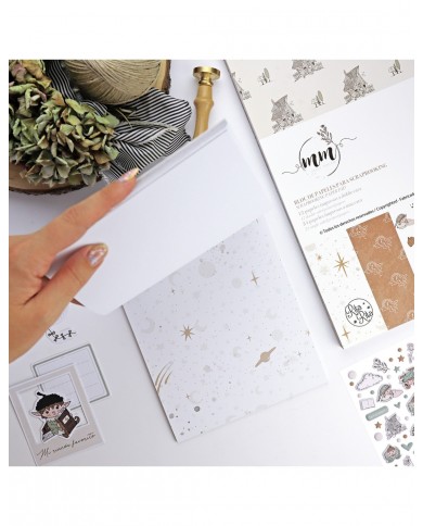 Bloc de papeles 15x20cmts  My Home, de Mamen Montero