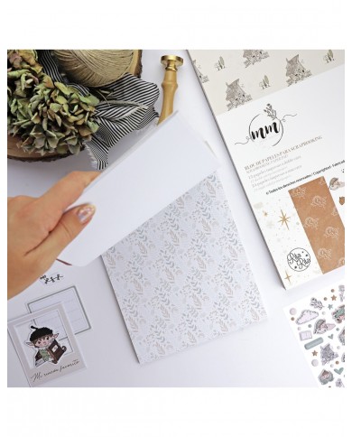 Bloc de papeles 15x20cmts  My Home, de Mamen Montero