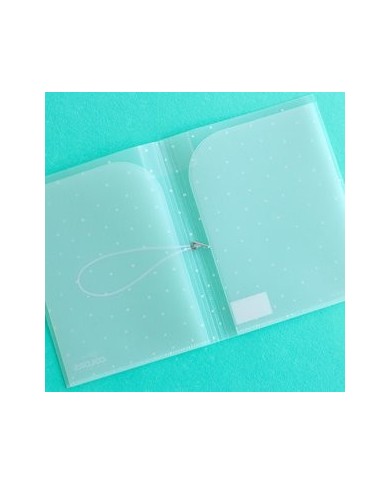 Carpeta almacenamiento Kimidori Colors 6x8" Puntos Blancos
