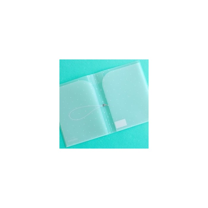 Carpeta almacenamiento Kimidori Colors 6x8" Puntos Blancos