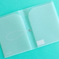Carpeta almacenamiento Kimidori Colors 6x8" Puntos Blancos